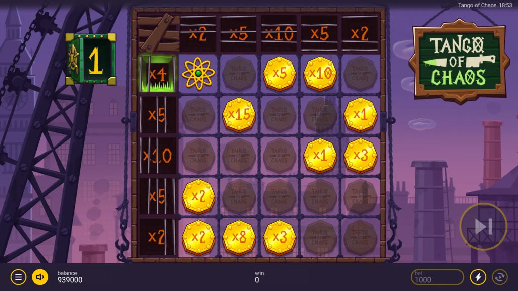 Tango of Chaose Hold and Win Bonus
